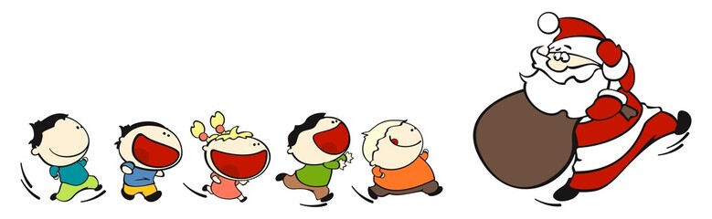funny kids #7 - chasing santa