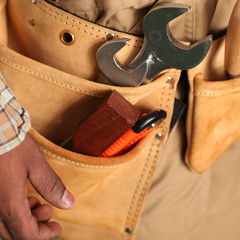 handwerker werkzeug gürtel