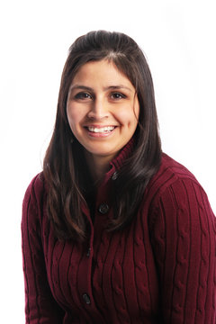 Smiling Portrait of Young Woman