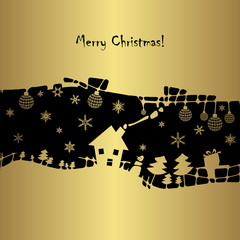 Abstract christmas background