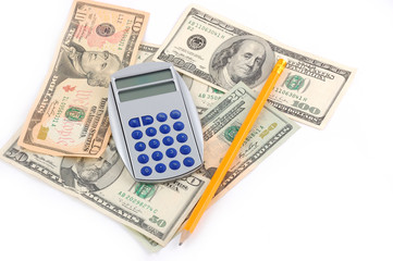 Fototapeta premium grey calculator