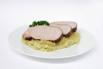 Kasseler auf Sauerkraut