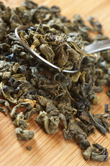 Aromatized green tea