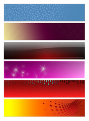 Abstract  banners, headers