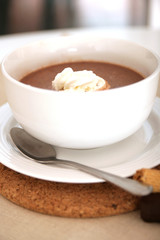 hot chocolate bowl