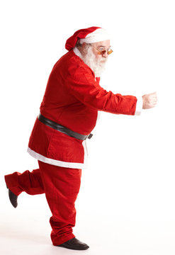 Weihnachtsmann läuft