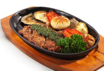 Japanese Cuisine - Pork with Vegetables