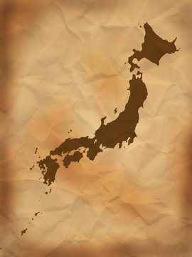 Fototapeta 日本地図