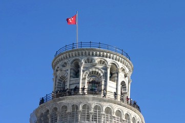 The Leaning Tower of Pisa top