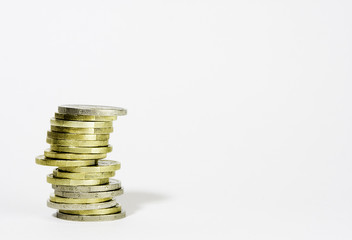 an euro's pile - una pila di euro