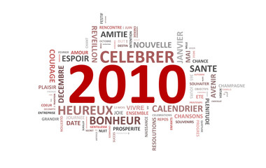 2010 entourés de mots clés