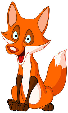 Cute talking fox