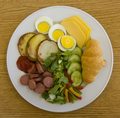 Served breakfast
