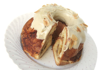 biscuit pie on white dish