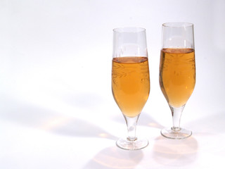 Zwei Sektgläser