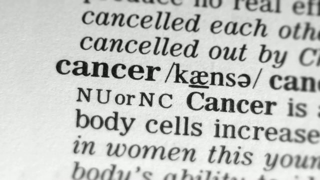 Dictionary Definition - Cancer.