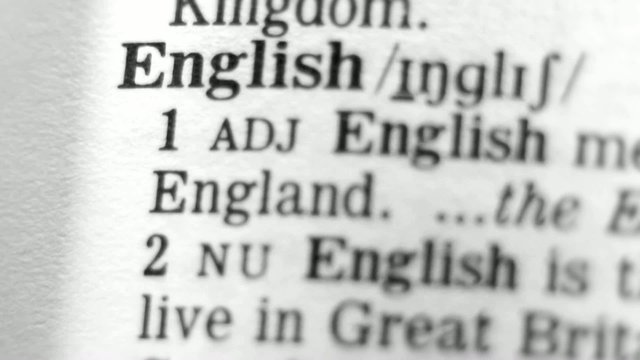 Dictionary Definition - English.