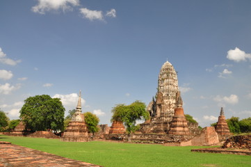Fototapeta na wymiar Ancient pagoda at Ayutthaya province Thailand
