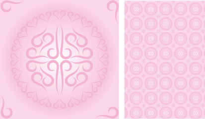 vector series. Beautiful seamles background