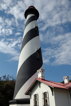 St Augustine Lighthouse and Keeper Quarters