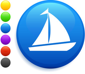 sail icon on round internet button