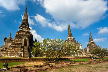 Fototapeta premium Wat Phra Si Sanphet, Ayutthaya, Thailand,