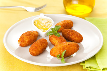 ham and cheese croquettes