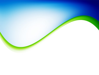 Blue and green illustration