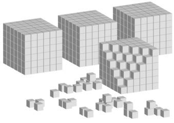 Fototapeta premium cubes