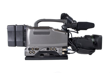 Pro Video camera isolated
