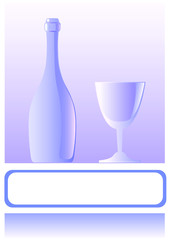 Wine bottles and glasses