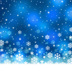 ソフトフォーカスの雪の背景