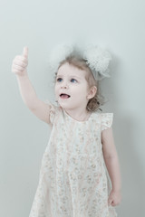 Picture of young smiling little girl