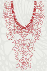 vintage collar design