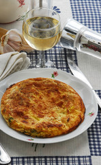 Frittata di vitalba  - Antipasto della Toscana - Garfagnino