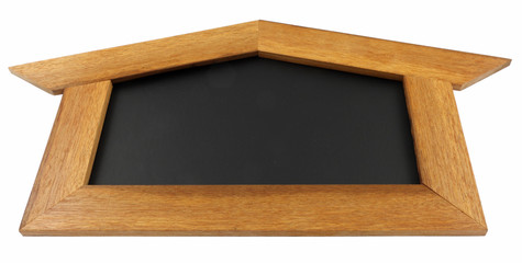 maison ardoise fond blanc