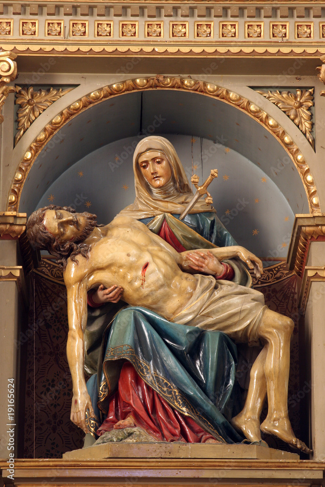 Wall mural Pieta