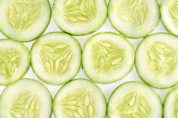 Cucumber slices