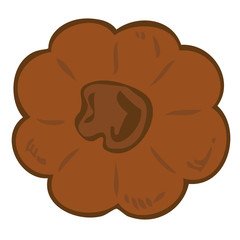 Chocolate shortbread