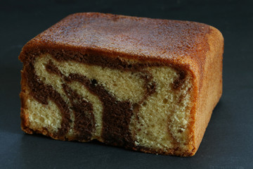 Marmorkuchen angeschnitten