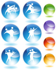 Couple Dancing Crystal Icon