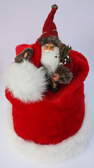 riesige Weihnachtsmütze