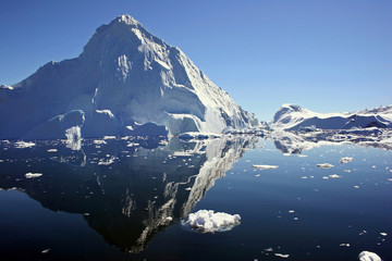 Ice mountain in Greenland W.