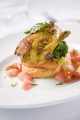 Chicken breast coated in a Malaysian style sweet tomato,onion, g