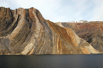 Fototapeta na wymiar Mountain in National Park, Greenland N/E