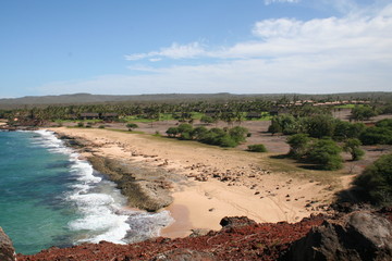 Beach Resort on the Island of Molokai Hawaii