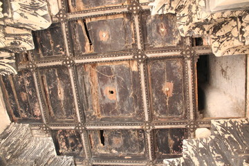 Ayutthaya - Ancient ruins's roof decoration - Thailand