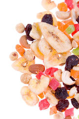 Mix of dried fruits and nuts