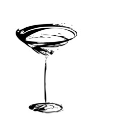 stylized wine glass for fault