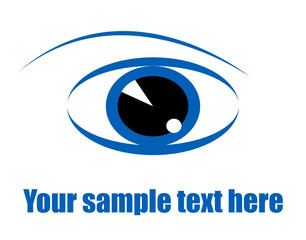 Striking eye vector design
